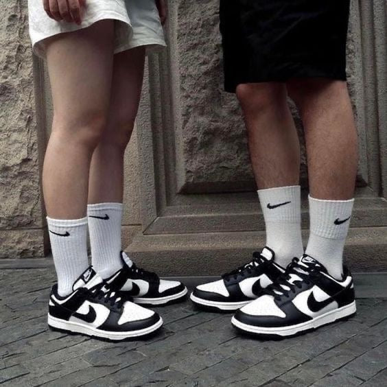 NIKE DUNK LOW WHITE BLACK (PANDA) ( Premium Quality )