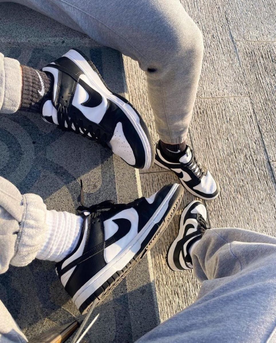 NIKE DUNK LOW WHITE BLACK (PANDA) ( Premium Quality )