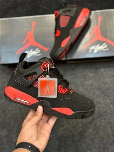 Jordan Retro 4 - Thunder Red ( Premium Quality )