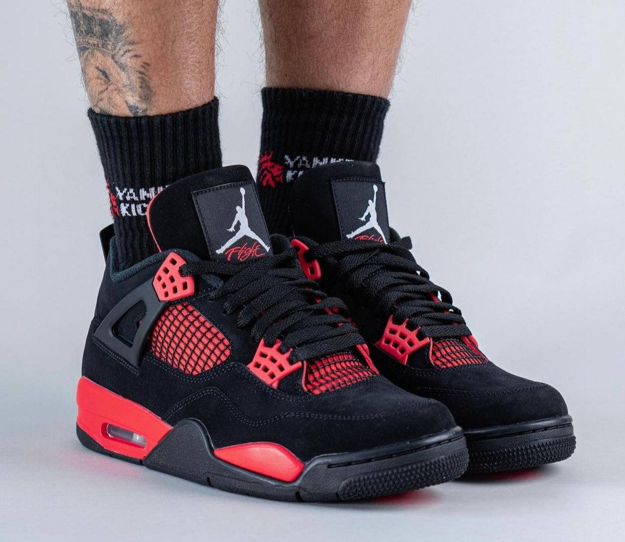 Jordan Retro 4 - Thunder Red ( Premium Quality )