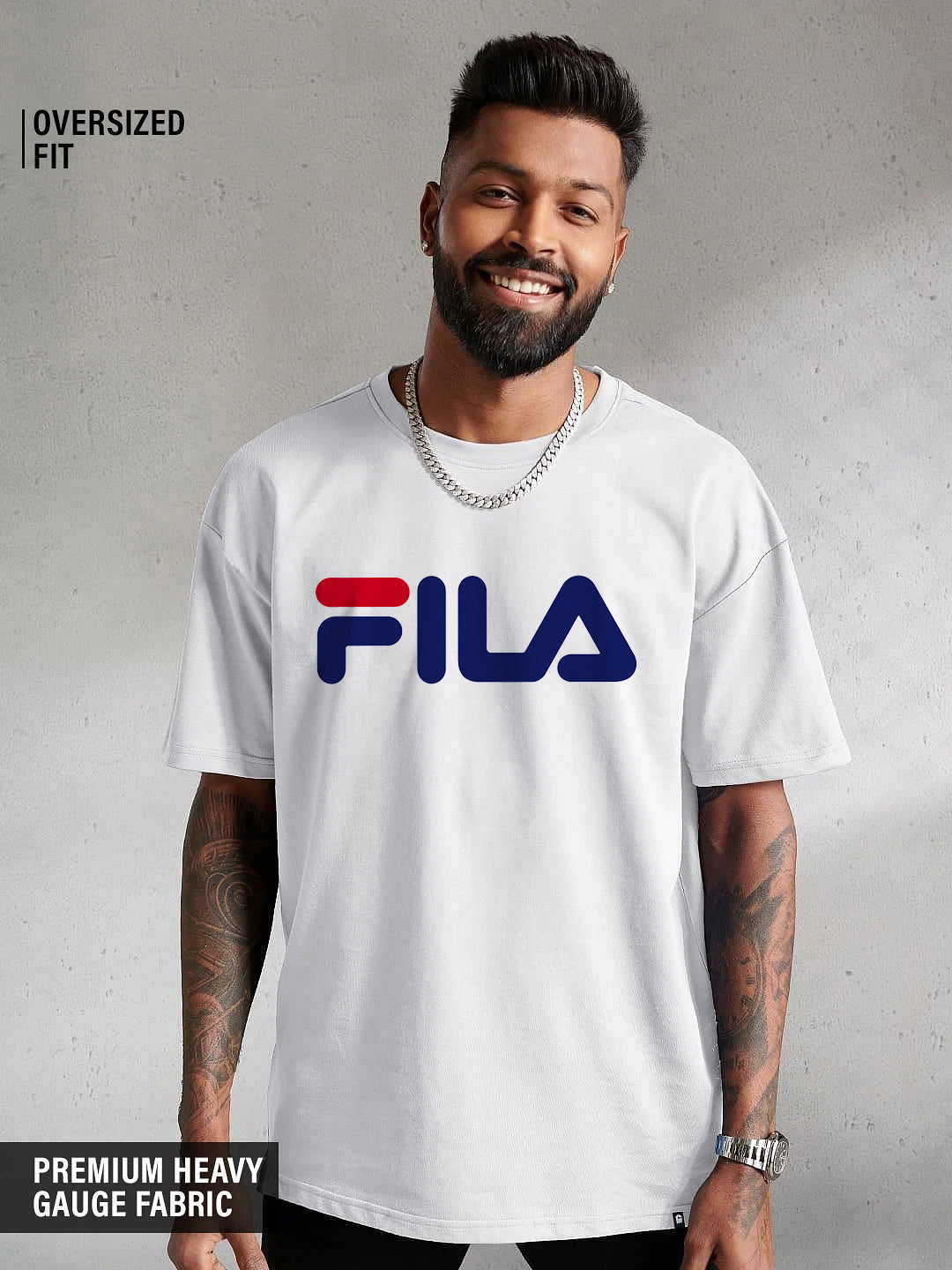 Fila Oversize Drop Shoulder T-shirts