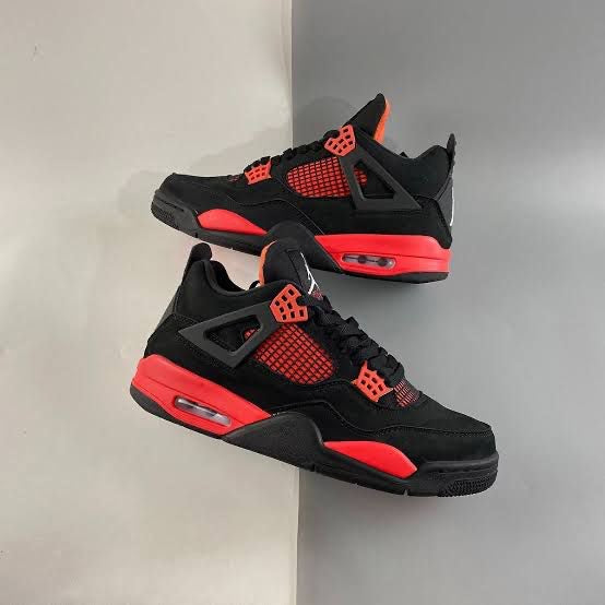Jordan Retro 4 - Thunder Red ( Premium Quality )