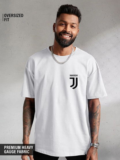 Adidas Juventus Oversized Drop Shoulder T-shirts