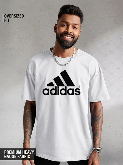 Adidas 3 Stripes Oversized Drop Shoulder Tshirts