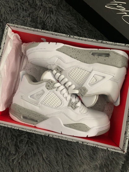 Jordan Retro 4 - Oreo White ( Premium Quality )